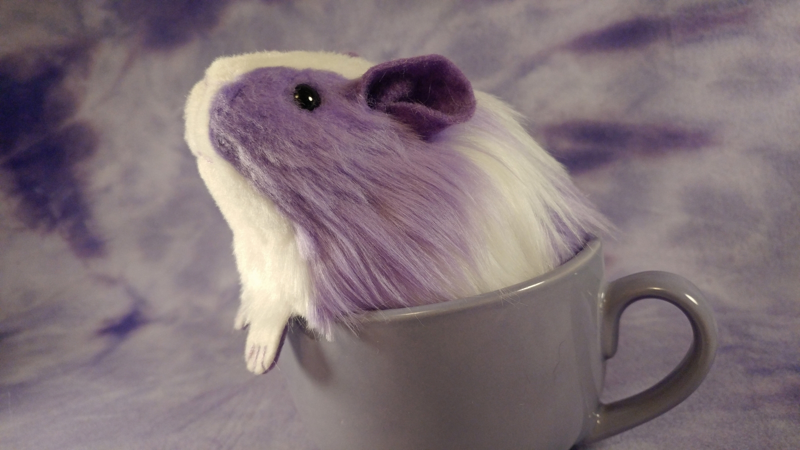 Little Lavender Dutch Guinea Pig Plushie Citrine Mouse