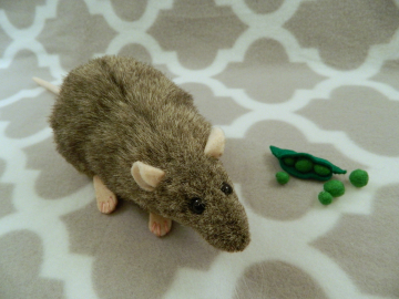 Agouti Grey Rat Plushie