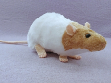 Beige Capped Rat Plushie