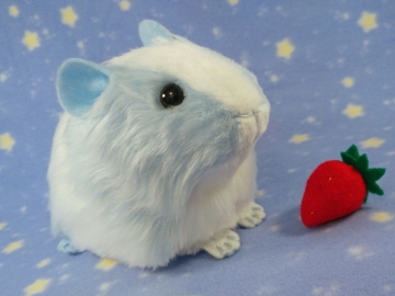 Big Light Blue Dutch Guinea Pig Plushie (Fluffy)