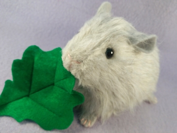 Big Light Grey Guinea Pig Plushie