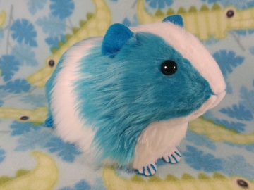 Big Turquoise Dutch Guinea Pig Plushie
