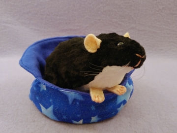 Black Berkshire Rat Plushie
