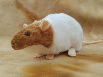Fawn Capped Rat Plushie