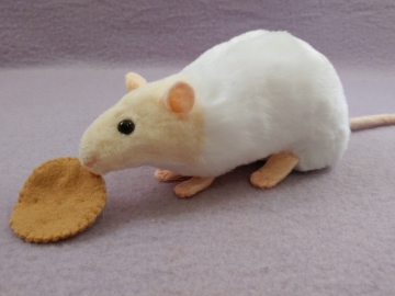 Ivory Capped Rat Plushie