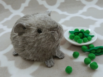Little Grey Guinea Pig Plushie