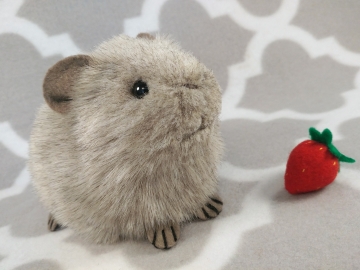 Little Silver Guinea Pig Plushie