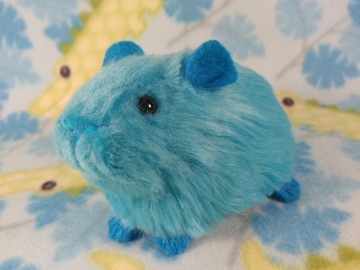 Little Turquoise Guinea Pig Plushie