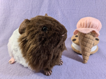 Big Neapolitan "Nea" Guinea Pig Plushie